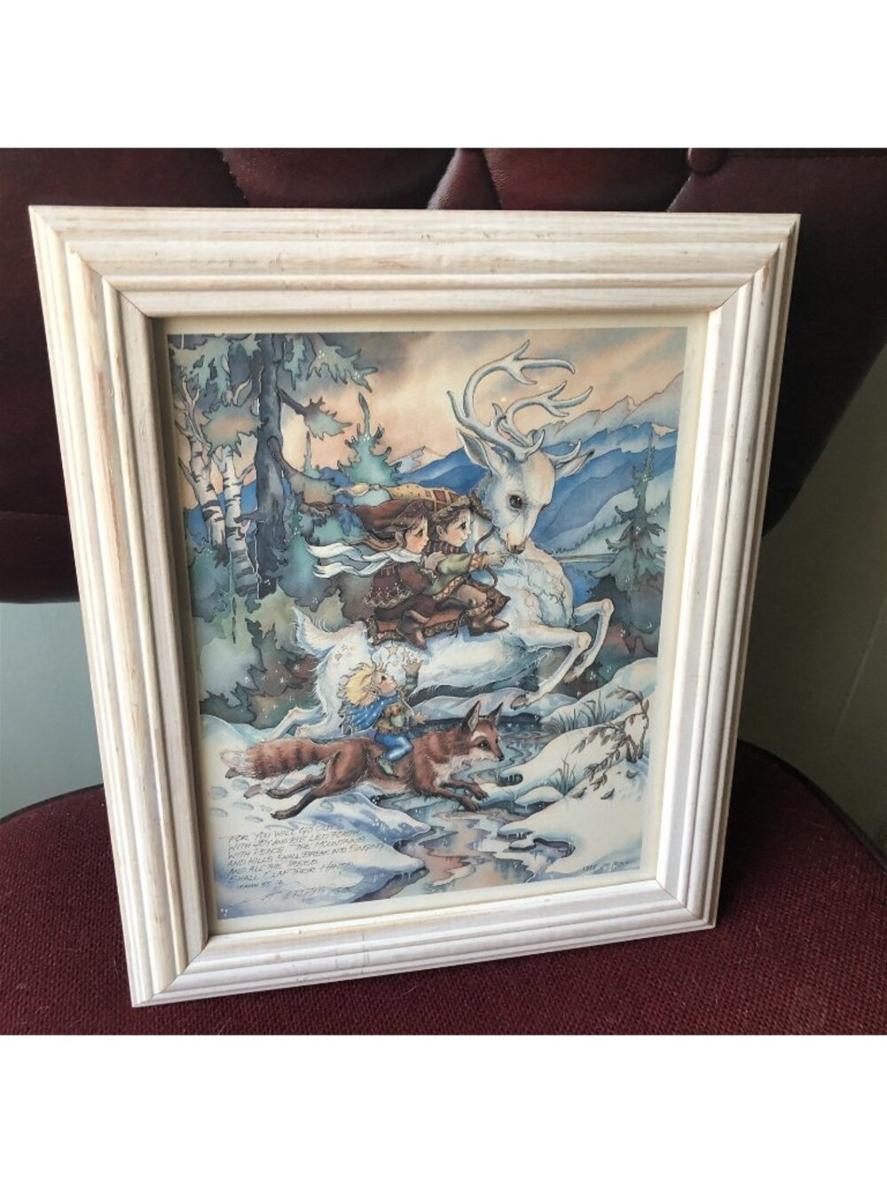 Jody Bergsma Print Dream Keepers Limited Edition Framed 1987 Isiah 55:12